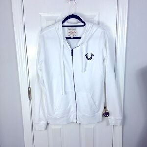 True Religion Monogram HS Zip Women's Size XL